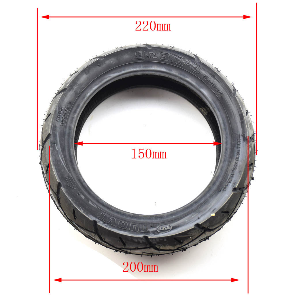 9x3.0-6 Road tire 9*3.0-6 Tubeless Tire Tyre for ATV QUAD Buggy Mower Go-kart Buggy