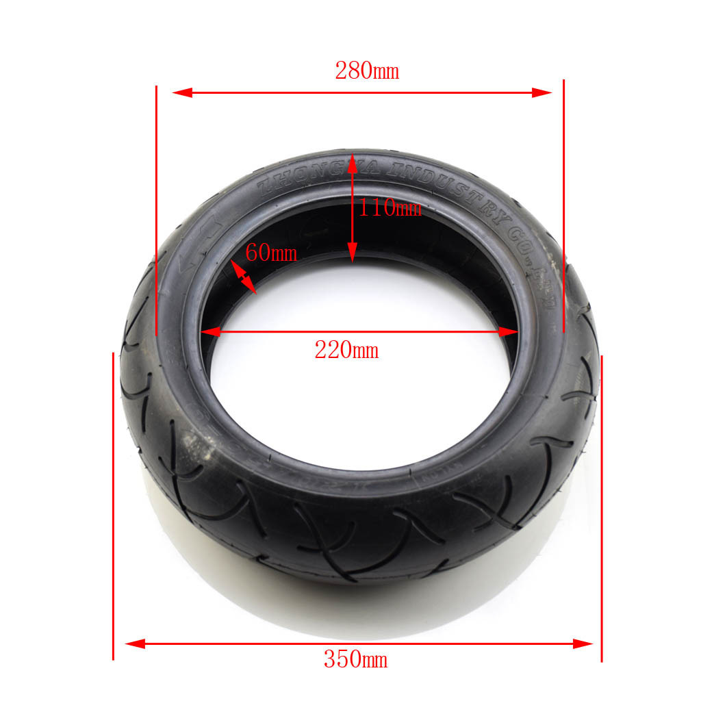 120/50-9 Tubeless Tire vacuum For YAMAHA SUZUKI Honda Monkey bike Z50 Z50J Electric Scooter Pocket bike