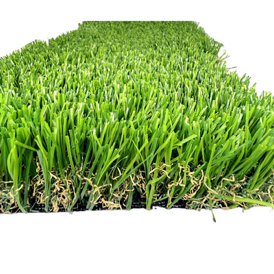 LFL Artificial Grass Turf Fake Lawn Garden Decoration Synthetic Grass Astro Garden Realistic Natural 30-50mm Green Coffee