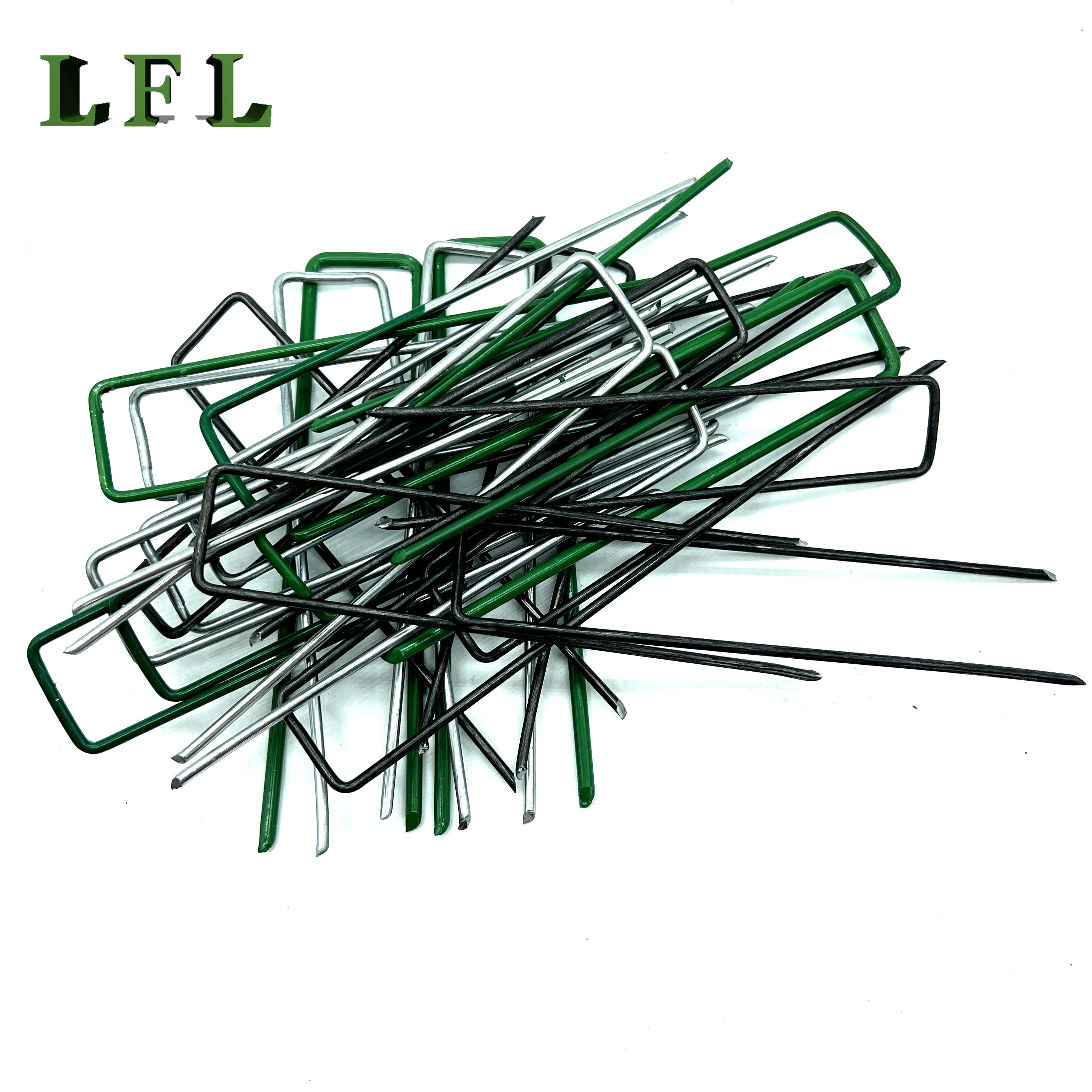 Cheap Price Lawn Artificial Grass Galvanized landscape staples Turf Nail/6 Inch 11 Gauge Galvanized U Shaped Nail