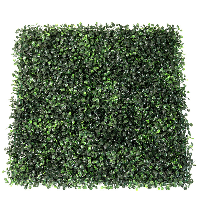 12pcs set  4 layer  milan leaf flower artificial boxwood panel  home garden decor UV- protected  green wall plant wall decor