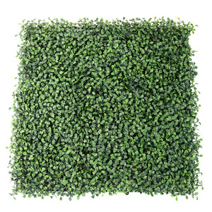 12pcs set  4 layer  milan leaf flower artificial boxwood panel  home garden decor UV- protected  green wall plant wall decor