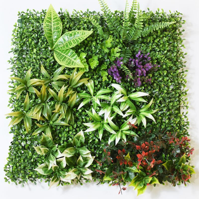 New Design Customized Jungle Style Vertical Plants Wall Artificial Wall Hanging Plant Green Grass Wall for Home Decoration Opp