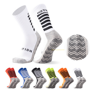 High -Quality Football Socks, Glue Non -Slip Mid -Tube Sports Socks Thicken Towel Bottom Socks