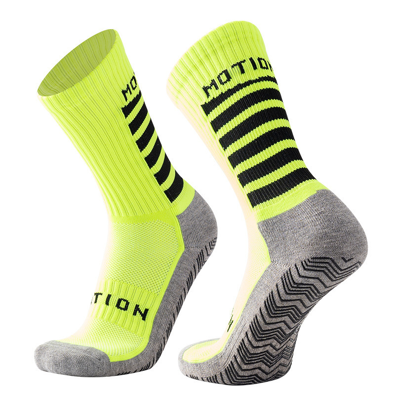 High -Quality Football Socks, Glue Non -Slip Mid -Tube Sports Socks Thicken Towel Bottom Socks