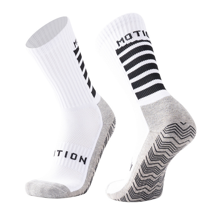 High -Quality Football Socks, Glue Non -Slip Mid -Tube Sports Socks Thicken Towel Bottom Socks