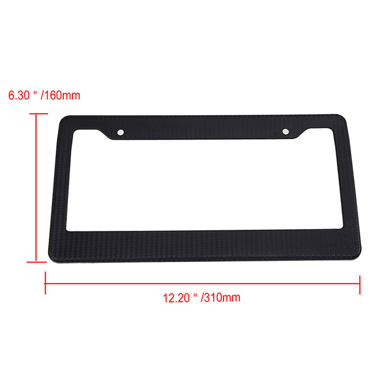 Top Quality USA Stainless steel and Aluminum License Plate Frame Car Number Plate Frame Custom