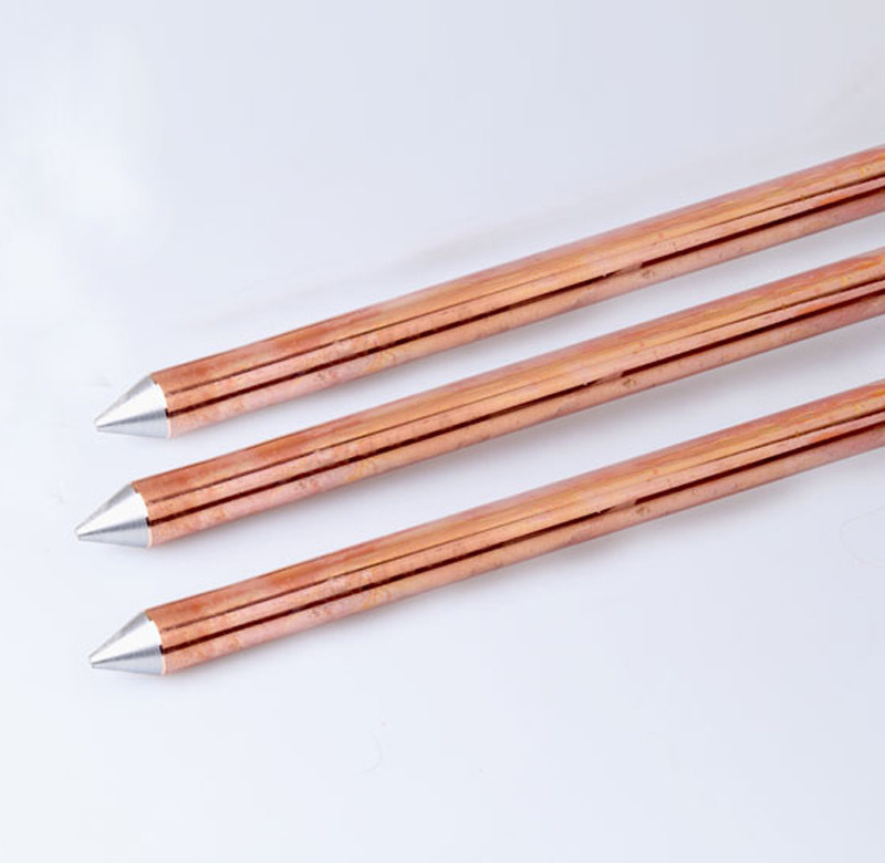 99.95% Pure Copper Copper bond Electrical Copper-clad Steel Ground Earthing Rod