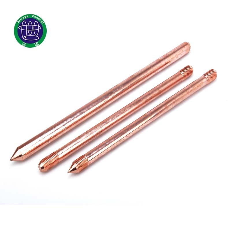 New 16mm Copper Bonded Steel Pointed Earthing Rod