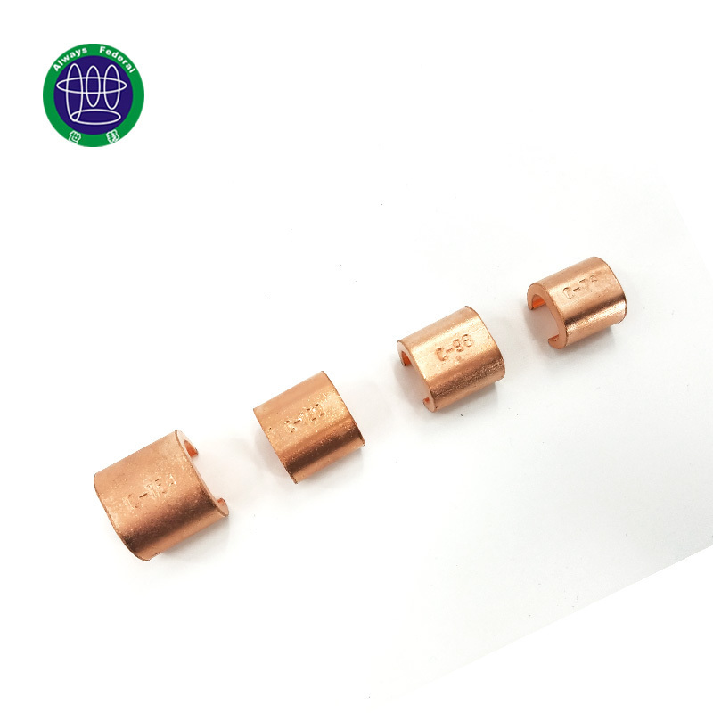 Earthing Conductor Connection Electric Copper C Clamp