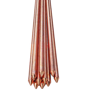 99.95% Pure Copper Copper bond Electrical Copper-clad Steel Ground Earthing Rod