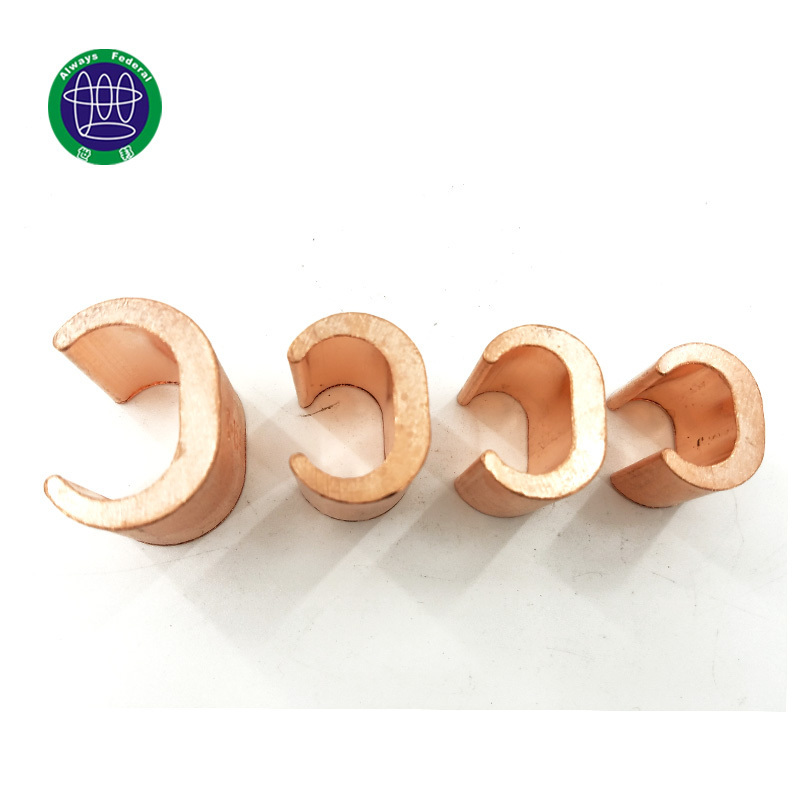 Earthing Conductor Connection Electric Copper C Clamp