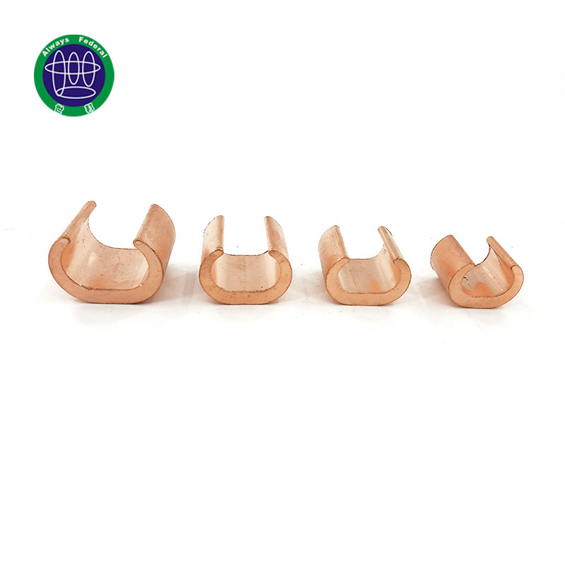 Earthing Conductor Connection Electric Copper C Clamp