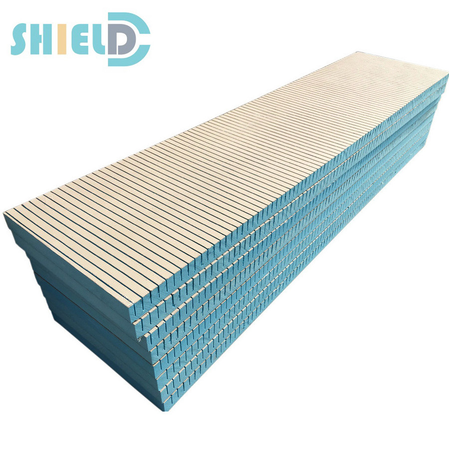 blue extruded polystyrene foam Backer Board Curved Insulation tile backer foam board