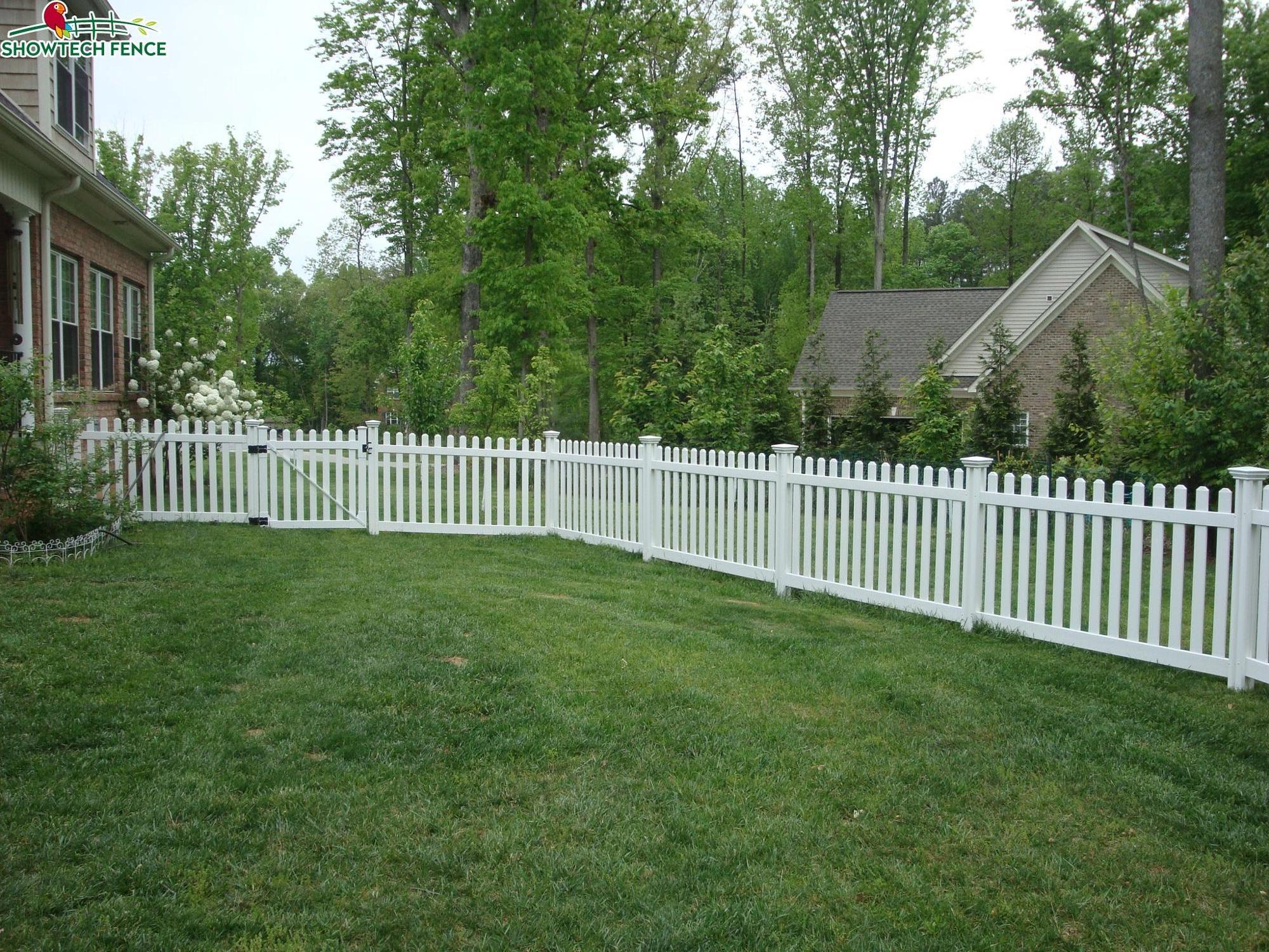 vinyl white picket garden fence post,cedar PVC fence picket panels,vinyl fence gate