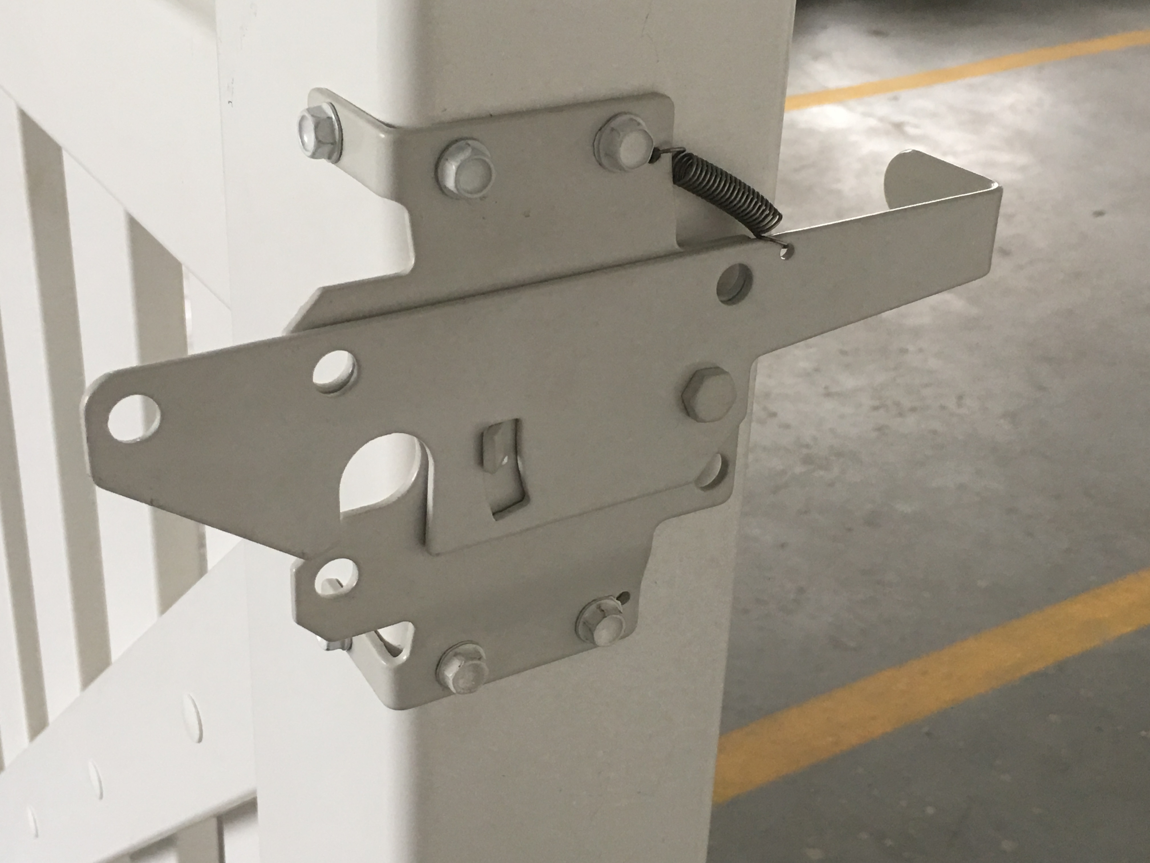 stainless gate latch, pvc gate latch, two sided gate latch