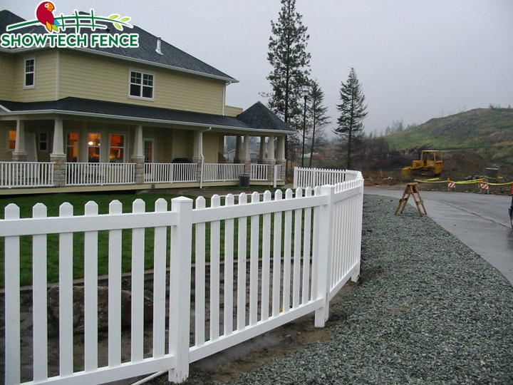 vinyl white picket garden fence post,cedar PVC fence picket panels,vinyl fence gate