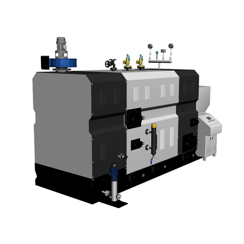 China horizontal packaged waste fabric fired steam boiler