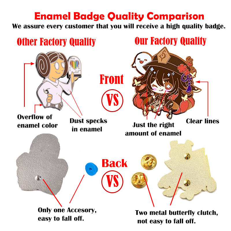 Customize 3D Metal Anime Glitter Lapel Pin Bulk Soft Hard Enamel Pins Badge Lovely Cartoon Girl Rose Gold Custom Enamel Pin