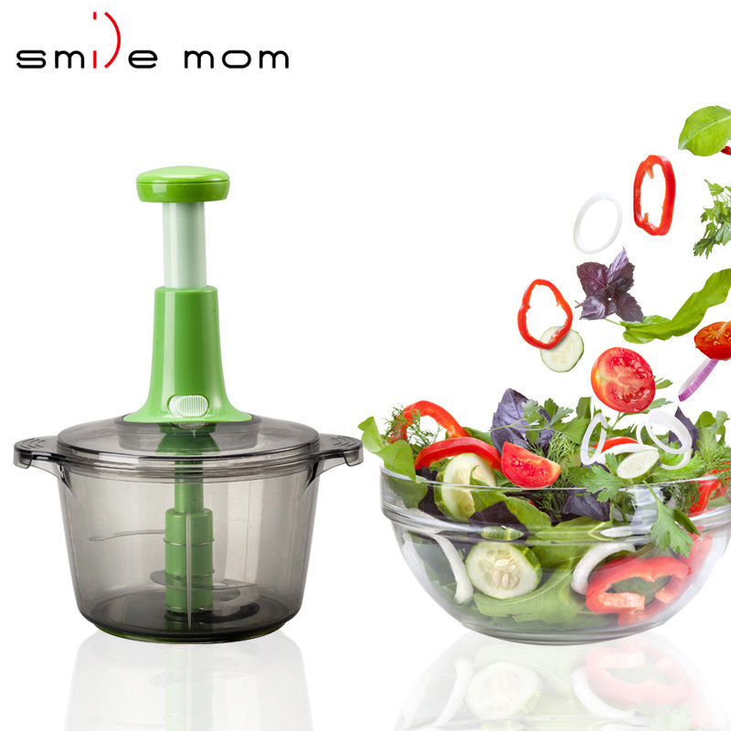 Hand Press Portable Hand Held Grinder Shredder Garlic Herb Vegetable Meat Blender Food Chopper garlic Chopper garlic Mincer