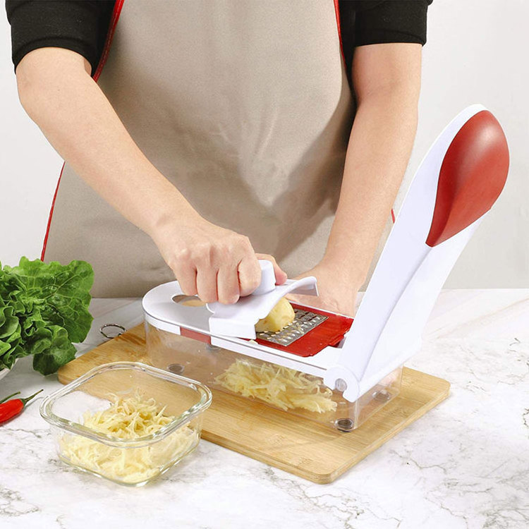 7 in 1 Multifunctional hand operated mini mandoline vegetable cutter slicer for vegetables and fruits