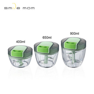 Smile mom Kitchen Gadgets Multifunctional Mini Hand Manual Pull Food Chopper for Vegetable and fuits