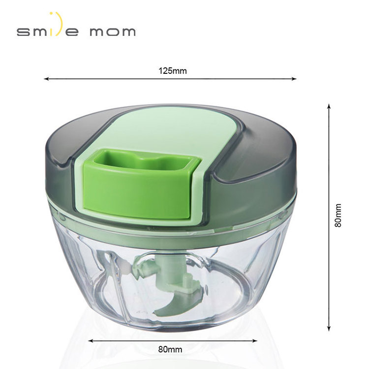 Smile mom Kitchen Gadgets Multifunctional Mini Hand Manual Pull Food Chopper for Vegetable and fuits