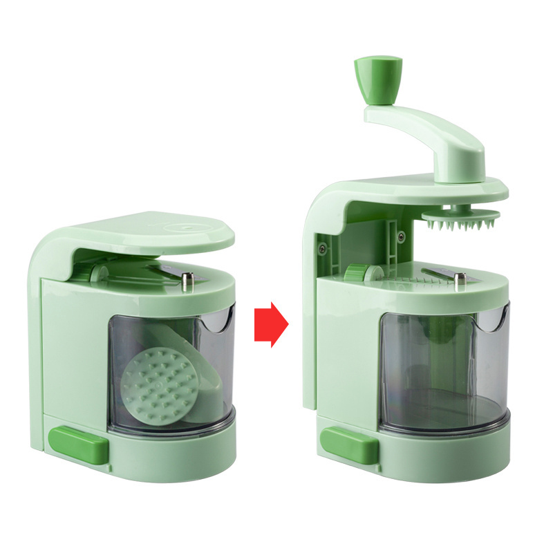 Handheld manual rotate potato grinder 5 in 1 vegetable slicer food chopper scratched and cutter for home kitchen