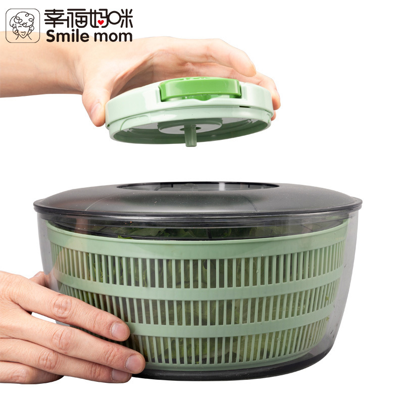 Kitchen Vegetable And Fruit Tools Salad Mix Stainless Steel Salad Spinner Vegetable Spinner