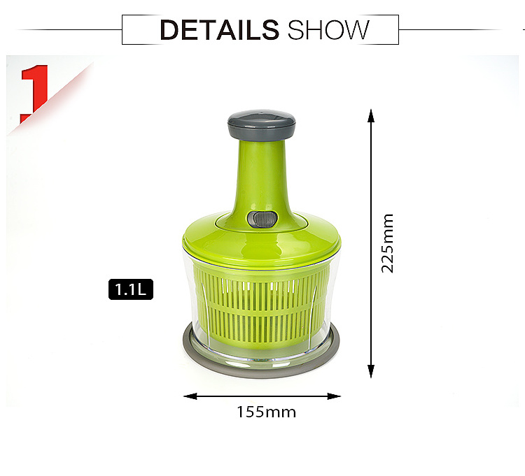 Kitchen Meat Onion Cutter Eco-friendly  Food Cutting Processor Manual Push Hand Press Vegetable Dicer Chopper