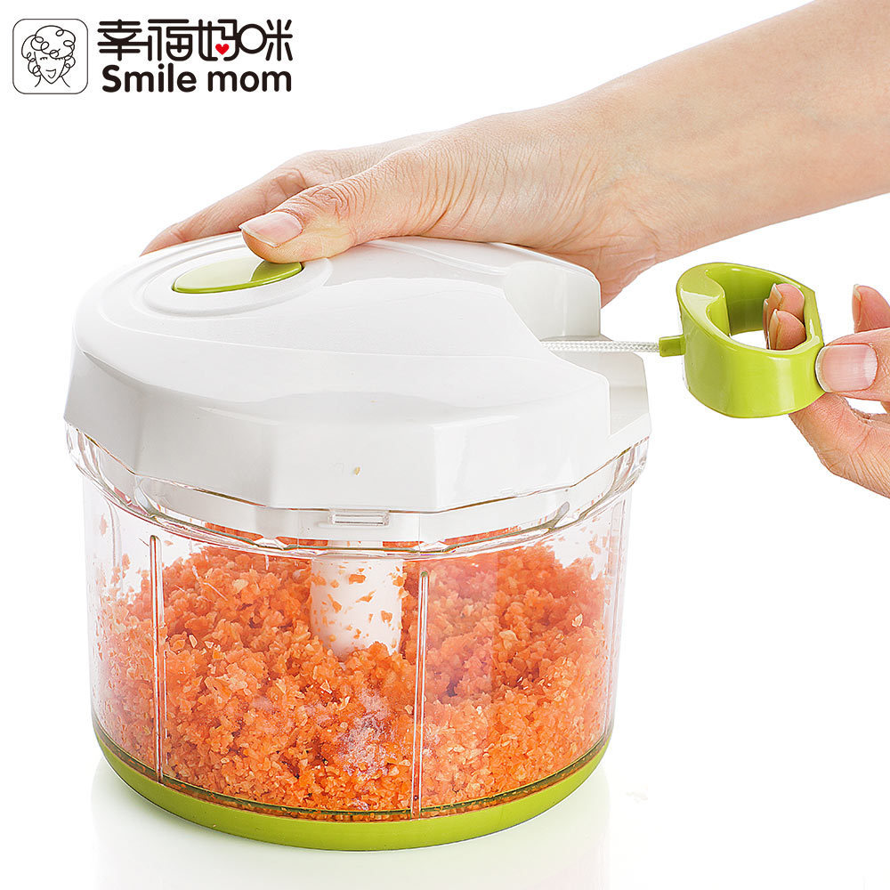 Multi-function Hand-pull Manual Stirrer Vegetables Onion Food Masher Garlic Chopper