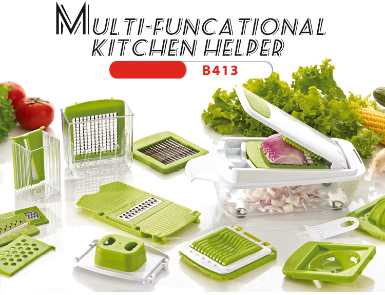 Smile mom multifunction kitchen vegetable and fruit chopper cutter potato grater mandoline slicer