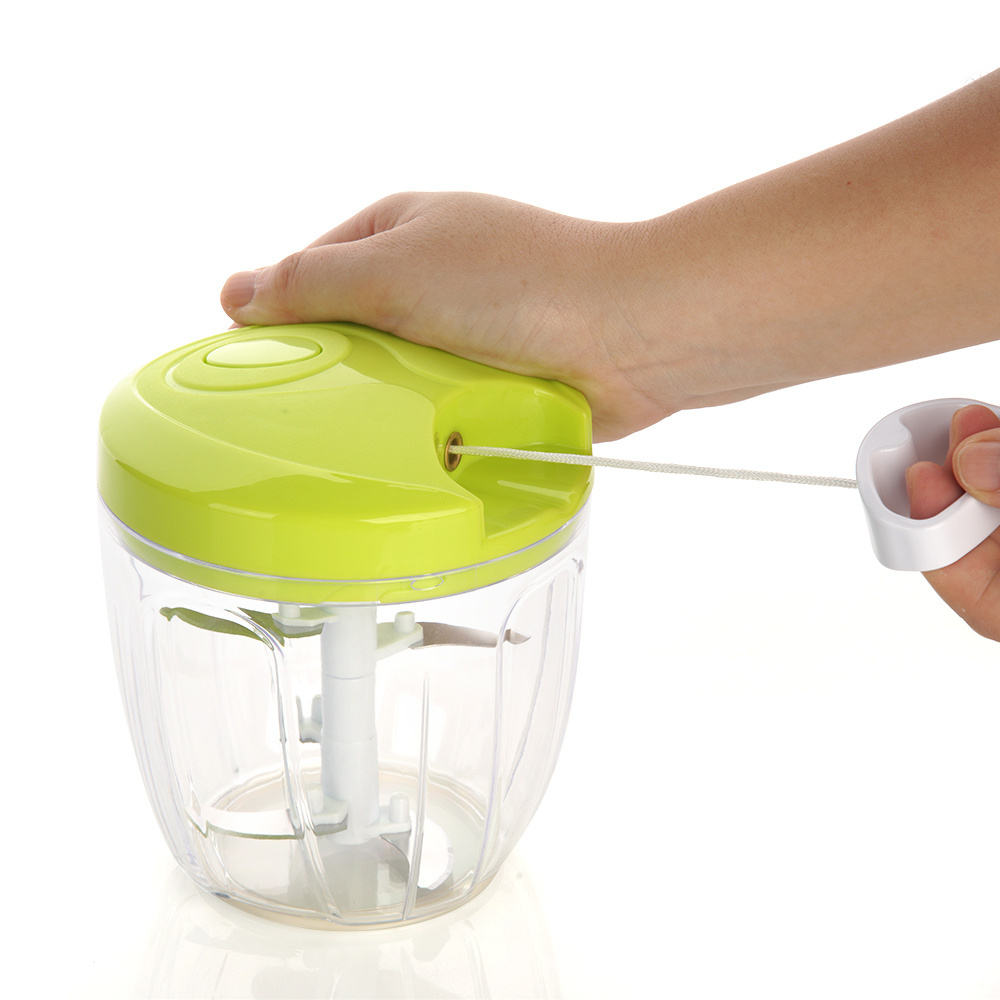 Hot Sale Hand Chopper Manual Rope Food Processor Slicer Shredder Salad Maker Kitchen Vegetable Tools Garlic Onion Masher