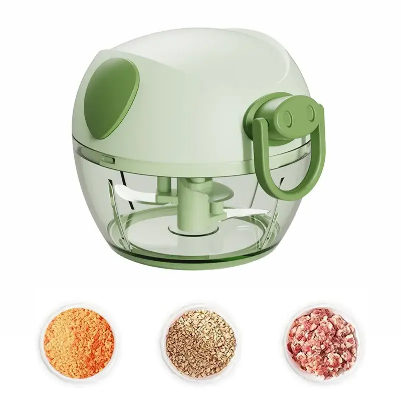 Garlic Zoom Crusher Pull Food Chopper Slicer Speedy Blender Mincer Meat Masher