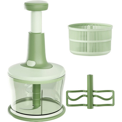 Handheld Express Manual Slicer Dicer Quick Hand Pull  Food Processor Onion  Chopper Vegetable Cutter Garlic Grinder Masher