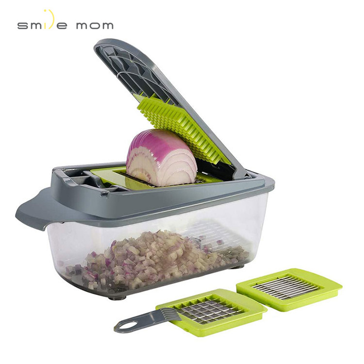 Kitchen multi- function manual vegetable chopper mandoline slicer onion potato dicer