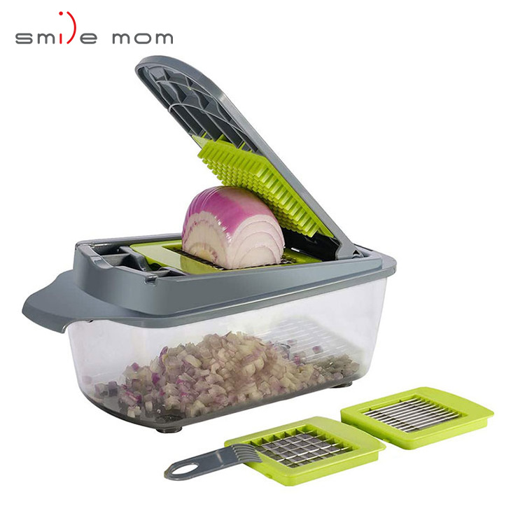 Portable Multifunctional Rotary Vegetable Cutter & Slicer Fruit & Vegetable Kitchen Tool Fruits Onions Vegetable Grater Shredder