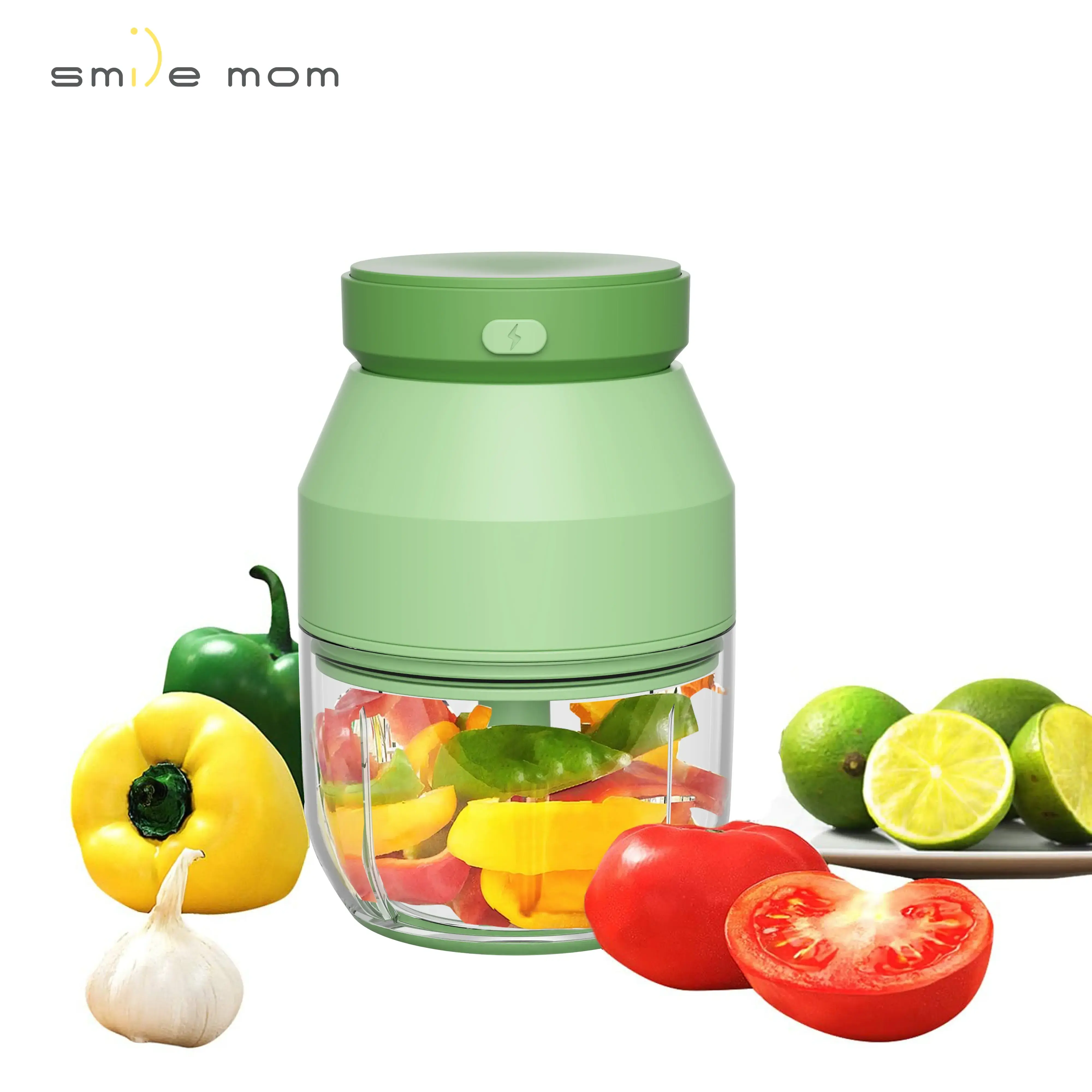 Handheld 270Ml Cup Kitchen Garlic Meat Vegetable Battery Operated Usb Wireless Mini Electric Food Chopper