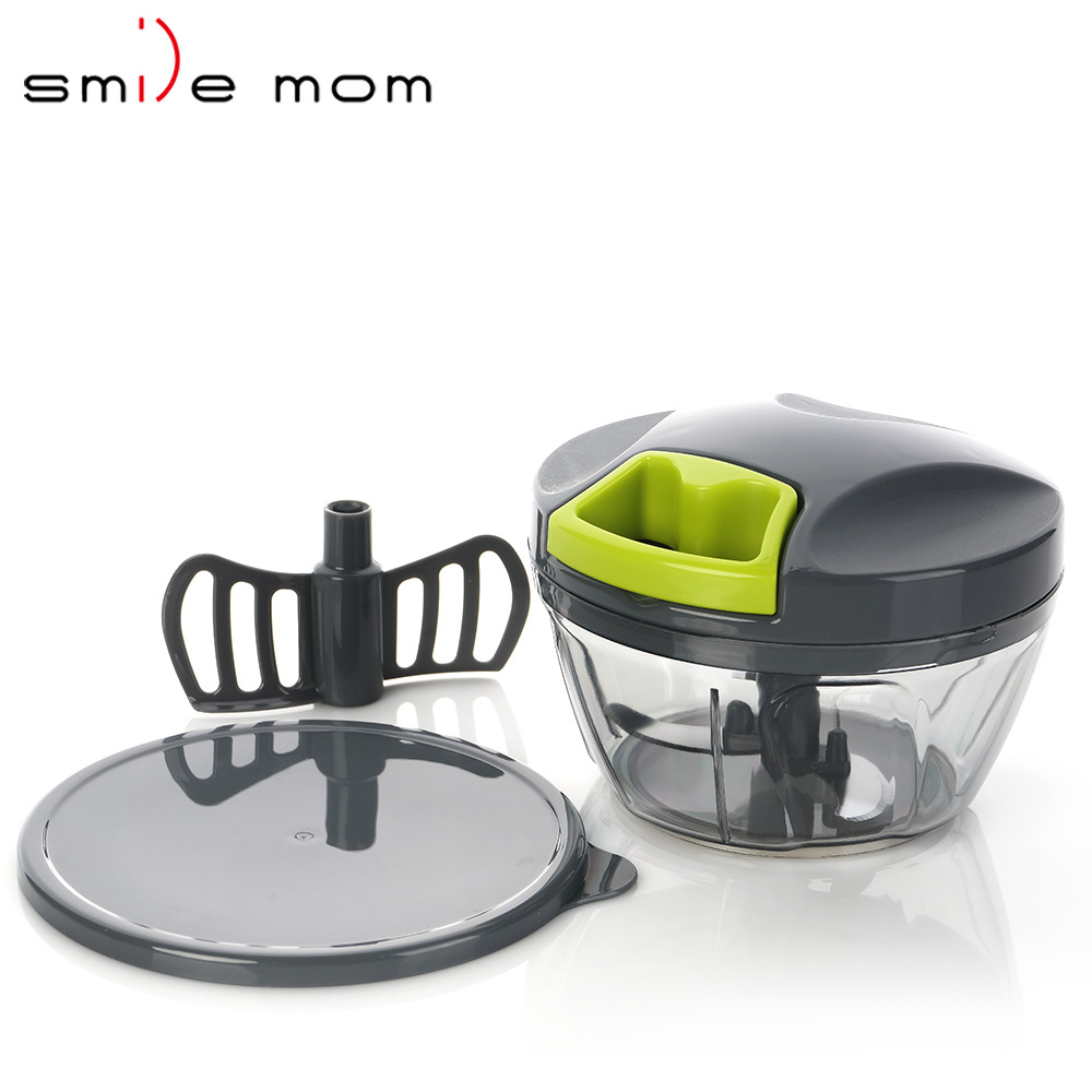 Smile mom Vegetable Speedy Chopper Manual Hand Pull Chopper