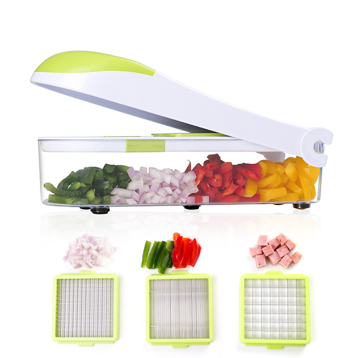 3 in 1 Kitchen Multi Vegetable and Fruit Slicer - Manul Food Chopper - Vegetable Slicer Dicer