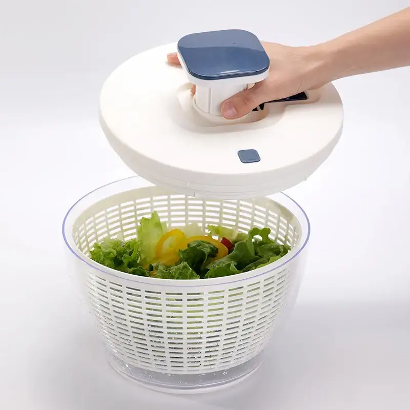 Manual Food Dehydrator Fitness Meal Plastic Filter Basket Fruit Drain Basket Fruits Dryer Vegetable Washing Salad Spinner