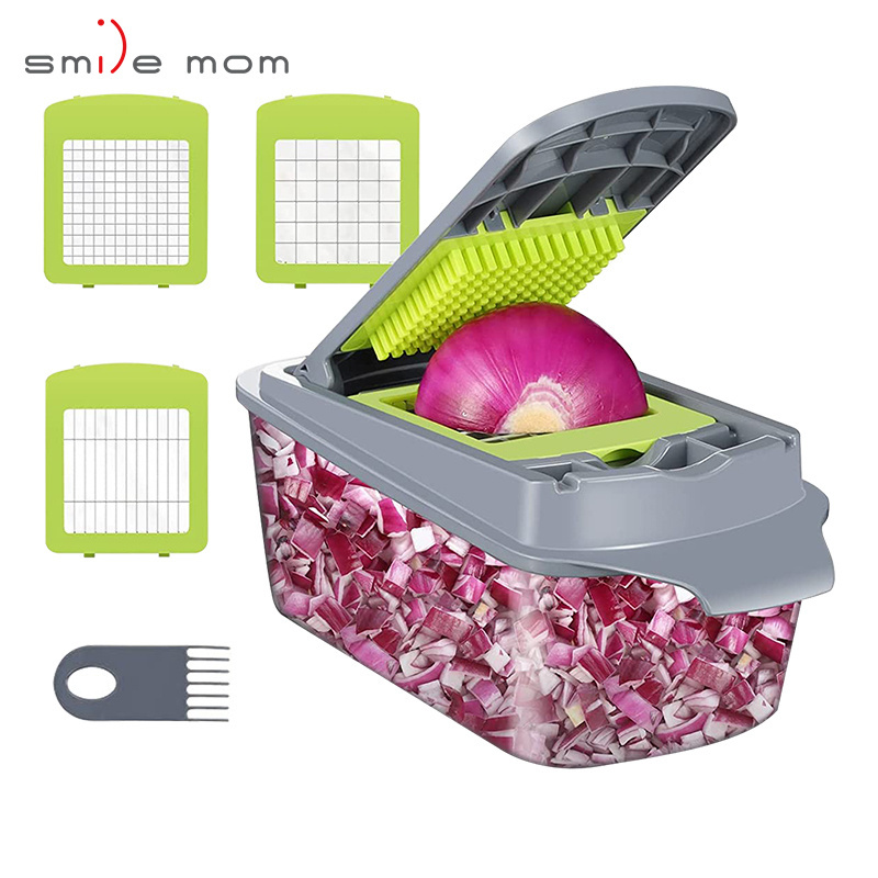 Portable Multifunctional Rotary Vegetable Cutter & Slicer Fruit & Vegetable Kitchen Tool Fruits Onions Vegetable Grater Shredder