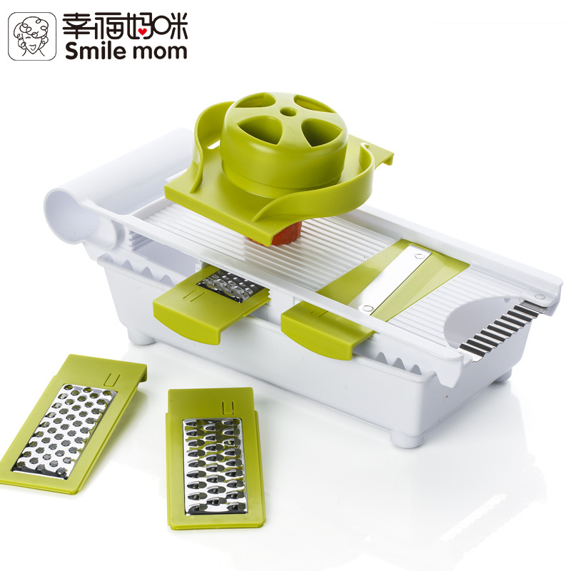 6 in 1 Kitchen Food Processor Hand Vegetable Shredder - Crinkle Vegetable Cutter - Slicer Vegetable - Manual Potato Grater