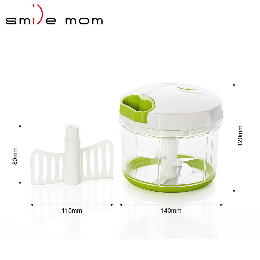 Multi-function Hand Crank Manual Pull Cord Vegetable Meat Garlic Cutter Shredder Speedy Food Chopper