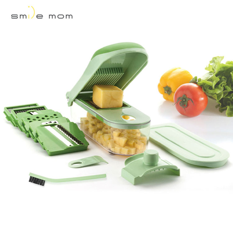 7 in 1 Multifunctional hand operated mini mandoline vegetable cutter slicer for vegetables and fruits