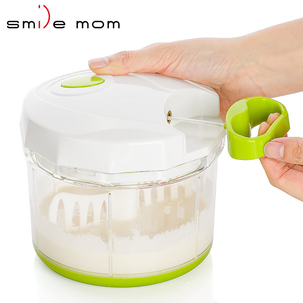 Hot Selling Kitchen Gadgets Manual Pull Food Chopper With 3 Blades Vegetable Cutter Onion Dicer Garlic Vegetable Grater