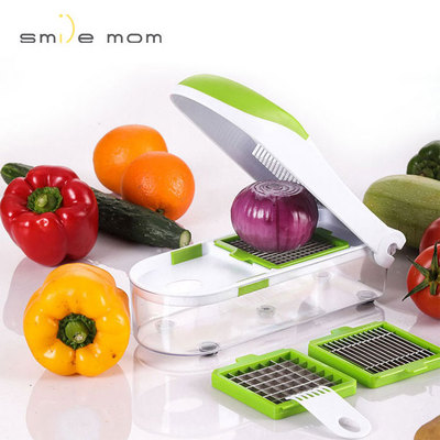 3 in 1 Kitchen Multi Vegetable and Fruit Slicer - Manul Food Chopper - Vegetable Slicer Dicer