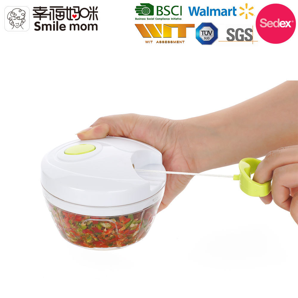 Easy to use hand-powered food multi magic chopper slicer dicer chop fruits vegetables cutter fruit slicer