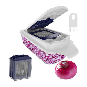 Portable Multifunctional Rotary Vegetable Cutter & Slicer Fruit & Vegetable Kitchen Tool Fruits Onions Vegetable Grater Shredder