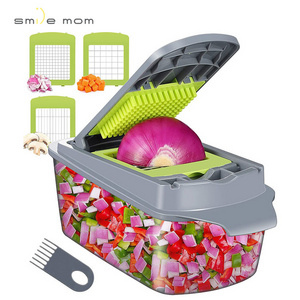 Kitchen multi- function manual vegetable chopper mandoline slicer onion potato dicer